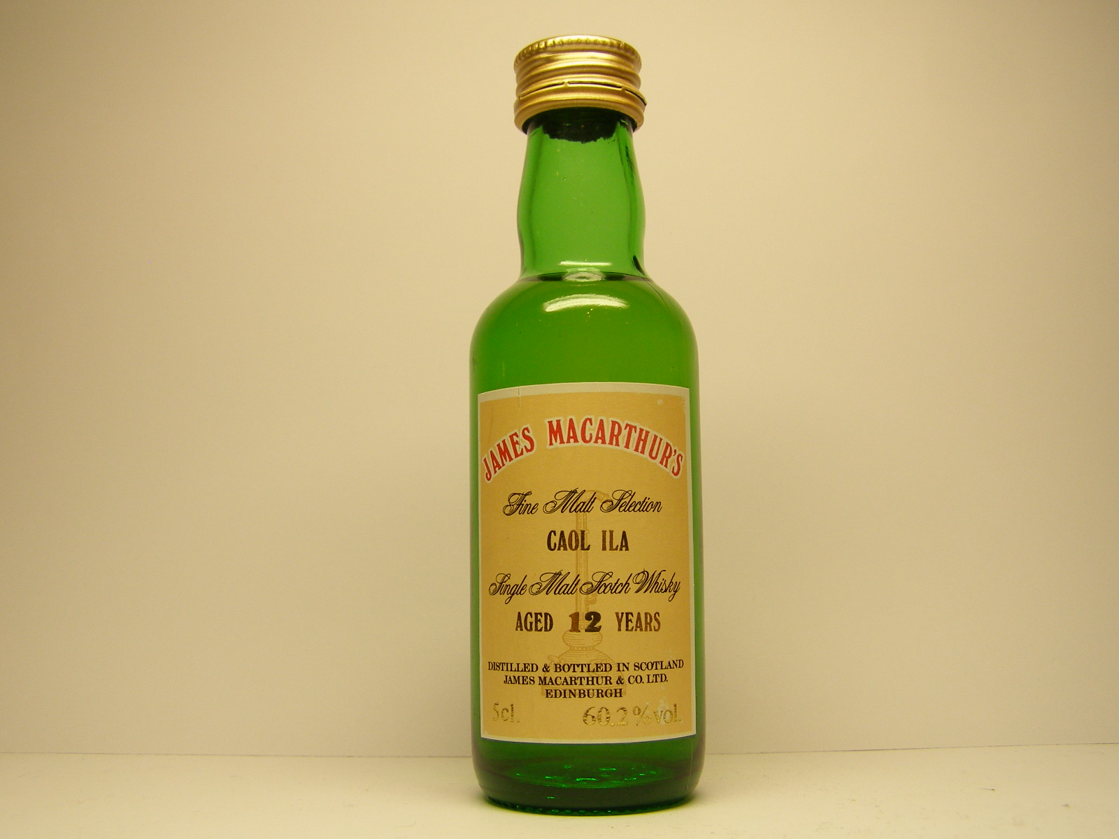 SMSW 12yo "James MacArthur´s" 5cl. 60,2%vol.